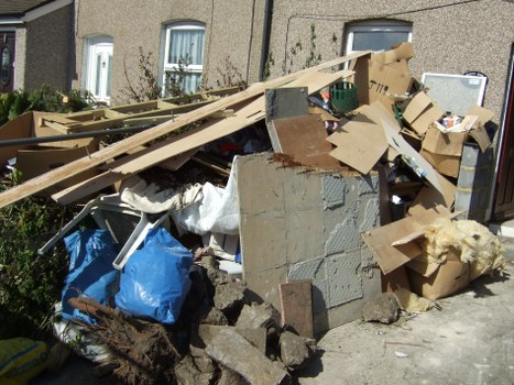 Before and after loft clearance in a Seven Kings home